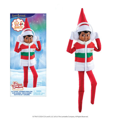 Chaleco acolchado y orejeras colección Claus Couture® THE ELF ON THE SHELF®