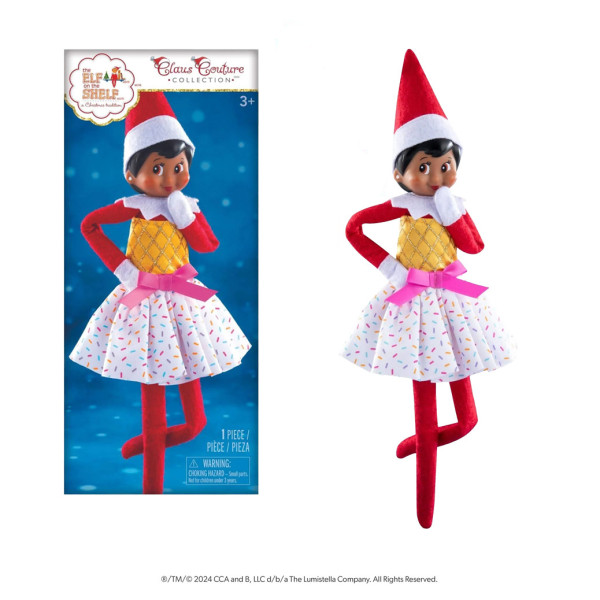 Vestido Ice Cream Party Colección Claus Couture® THE ELF ON THE SHELF®