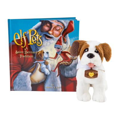 Elf Pets®, Cuento y Peluche San Bernardo, THE ELF ON THE SHELF ®