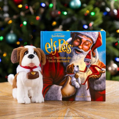 Elf Pets®, Cuento y Peluche San Bernardo, THE ELF ON THE SHELF ®