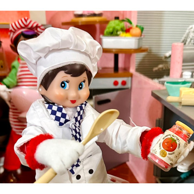 Disfraz de Cocinero - Chef Elves Behavin' Badly