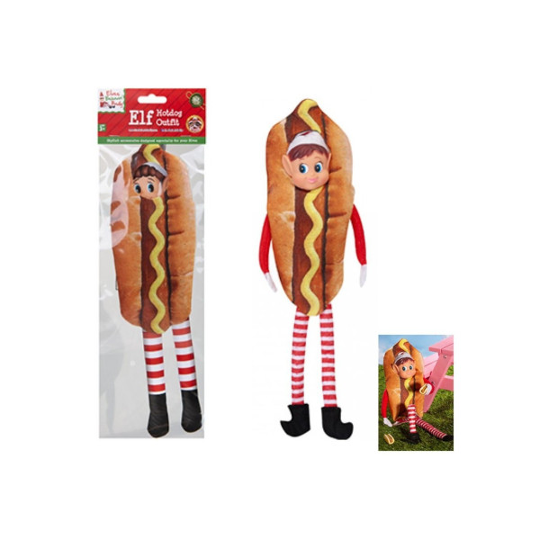 Disfraz de Hot-Dog Elves Behavin Badly