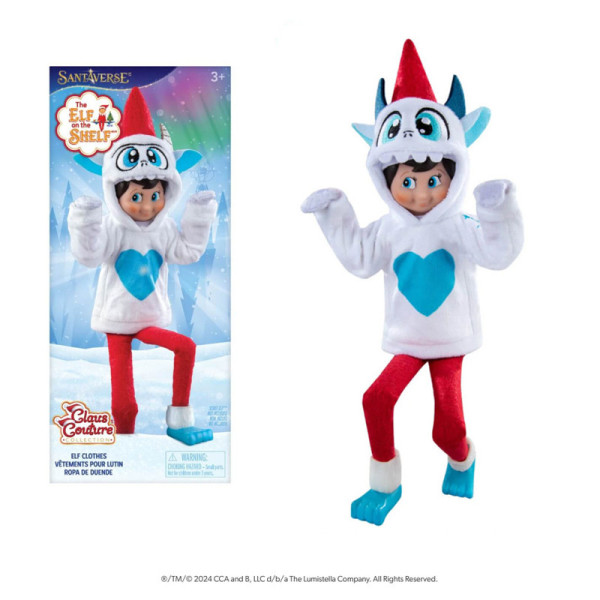 Conjunto de sudadera con capucha Yeti Claus Couture® THE ELF ON THE SHELF®