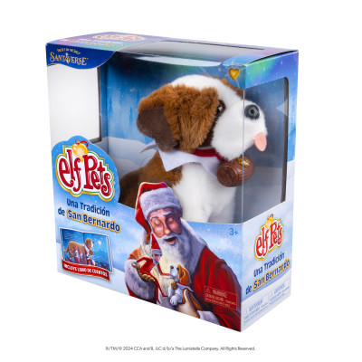 Elf Pets®, Cuento y Peluche San Bernardo, THE ELF ON THE SHELF ®