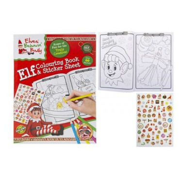 Libro de colorear Elves Behavin' Badly Libro de colorear Elves Behavin' Badly